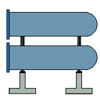 Horizontal Vessel Foundation