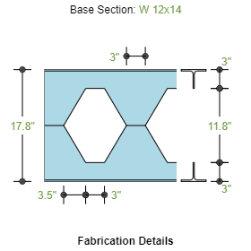 ECCBEAM Castellated Section