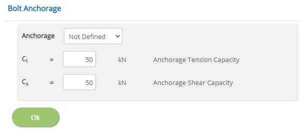 ECBASEPLATE Bolts Anchorage