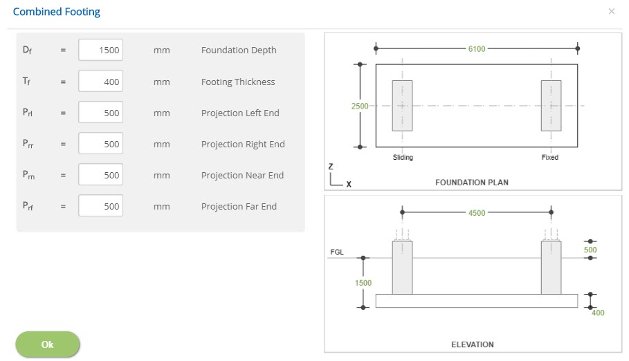 ECHORVES Combined Footing