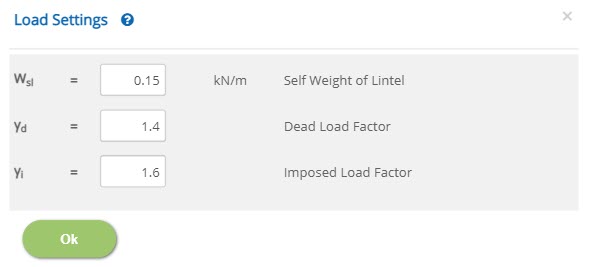 ECLINTELANALYSIS Load Settings