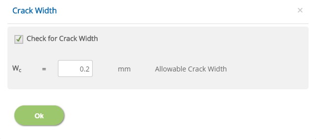 ECMAT Crack Width Check