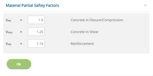 ECMAT Material Safety Factors