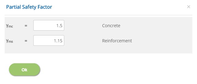 ECCOLUMN Partial Safety Factor