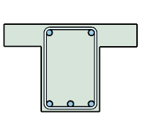 ECFLANGEDBEAM Three Dimensional View