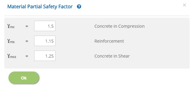 ECRETAININGWALL Material Safety Factor