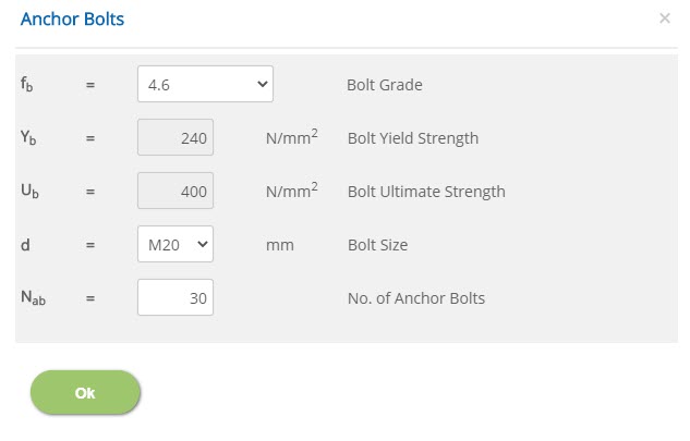 ECTANK Anchor Bolts