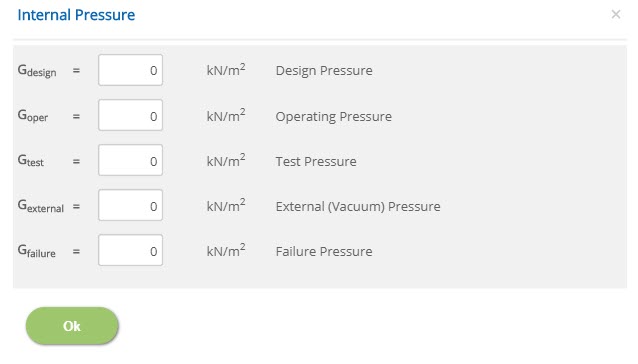 ECTANK Internal Pressure